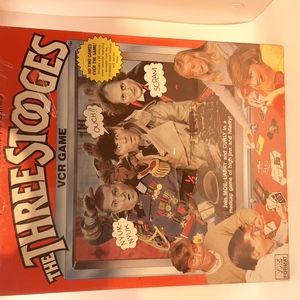 The Three Stooges VCR Game 1986 Pressman Games #6500 Moe Larry Curly Unopened